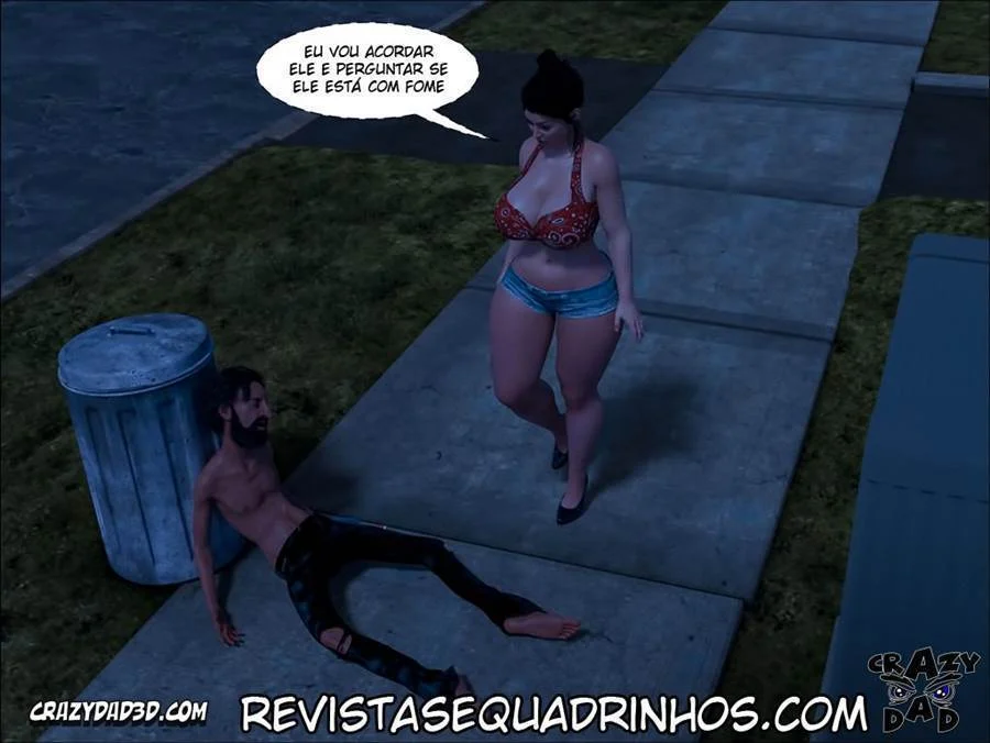 Mamãe Puta em 3D: Ajuda Quente nos Quadrinhos