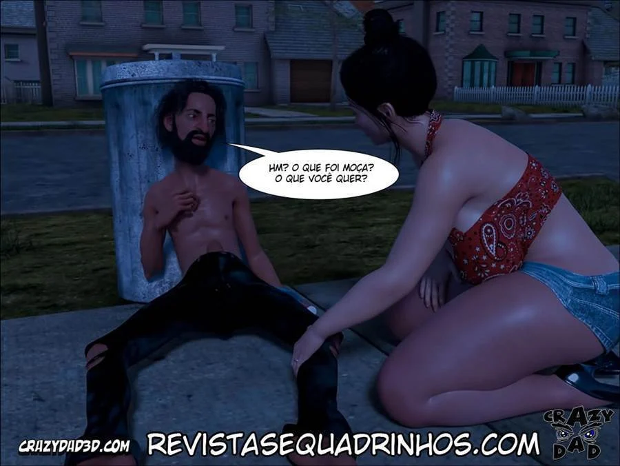 Mamãe Puta em 3D: Ajuda Quente nos Quadrinhos