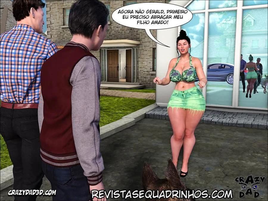 As aventuras picantes da mamãe no quarto desbloqueadas em HQ com muito sexo explícito.