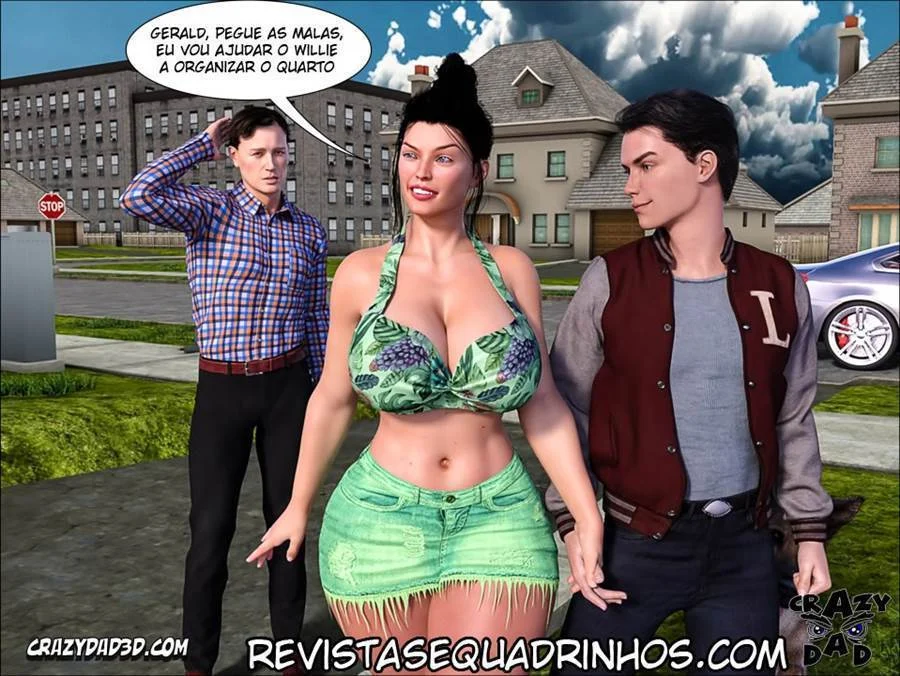 As aventuras picantes da mamãe no quarto desbloqueadas em HQ com muito sexo explícito.