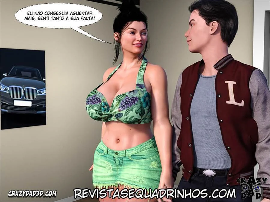 As aventuras picantes da mamãe no quarto desbloqueadas em HQ com muito sexo explícito.