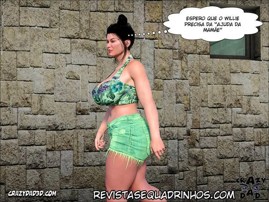 As aventuras picantes da mamãe no quarto desbloqueadas em HQ com muito sexo explícito.