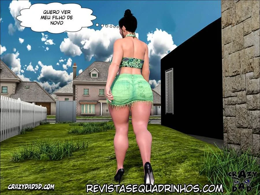 As aventuras picantes da mamãe no quarto desbloqueadas em HQ com muito sexo explícito.