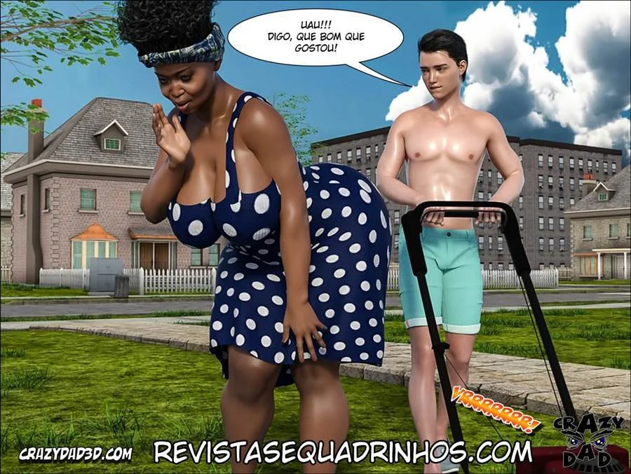 Mamãe Safada: Ajuda Íntima Explícita em HQ 3D