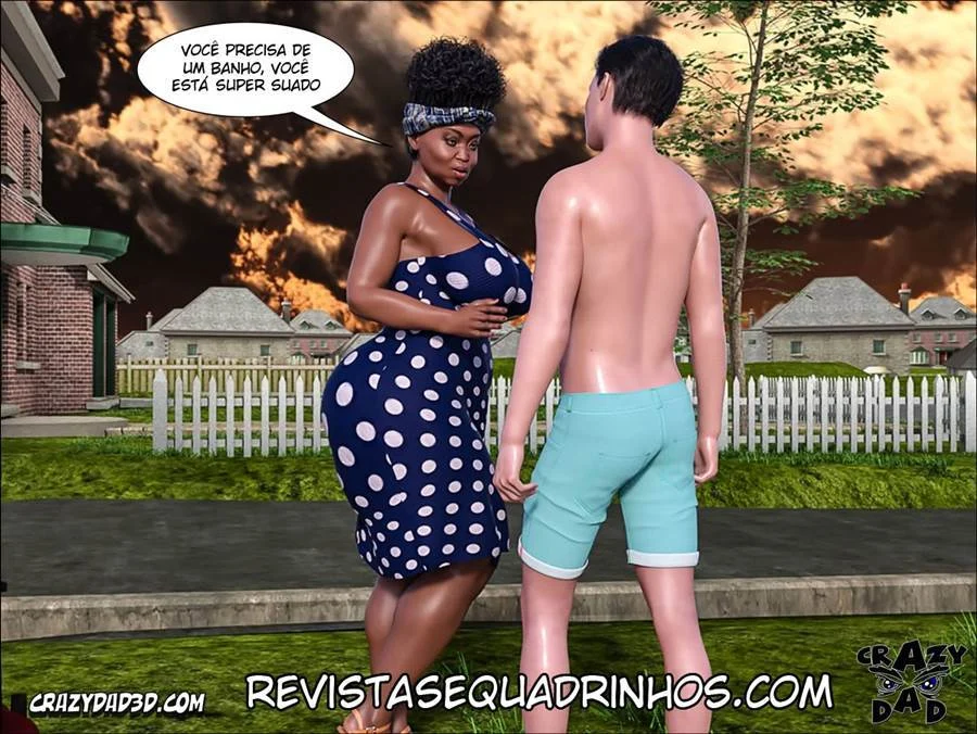 Mamãe Safada: Ajuda Íntima Explícita em HQ 3D