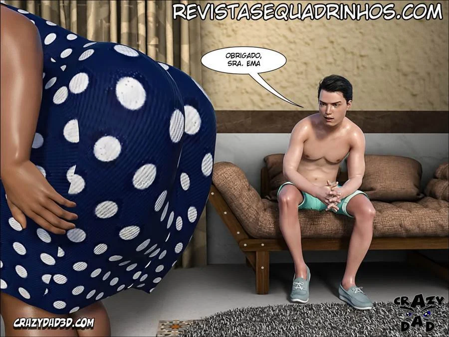 Mamãe Safada: Ajuda Íntima Explícita em HQ 3D