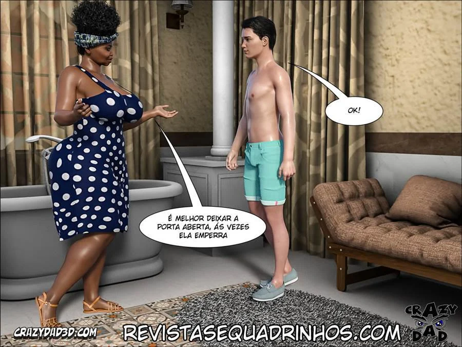 Mamãe Safada: Ajuda Íntima Explícita em HQ 3D