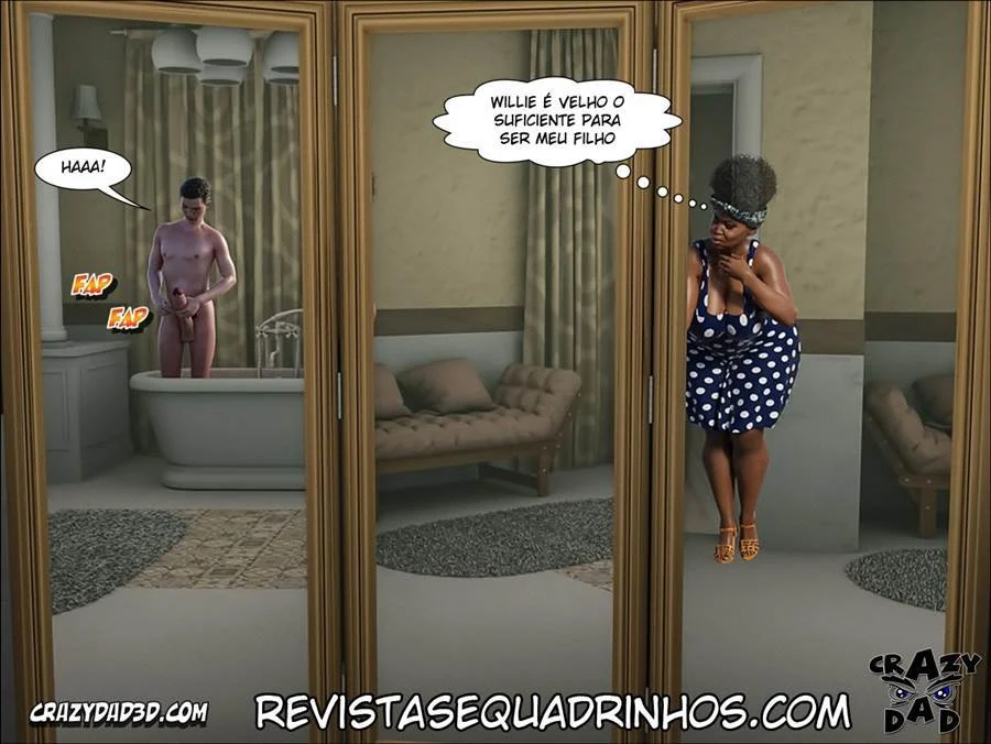 Mamãe Safada: Ajuda Íntima Explícita em HQ 3D