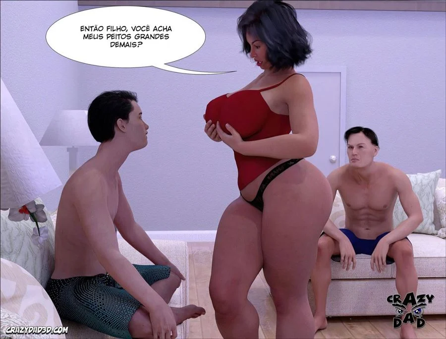 Mãe Safada te Ensina Tudo o Que Sabe - HQ 3D Explícita