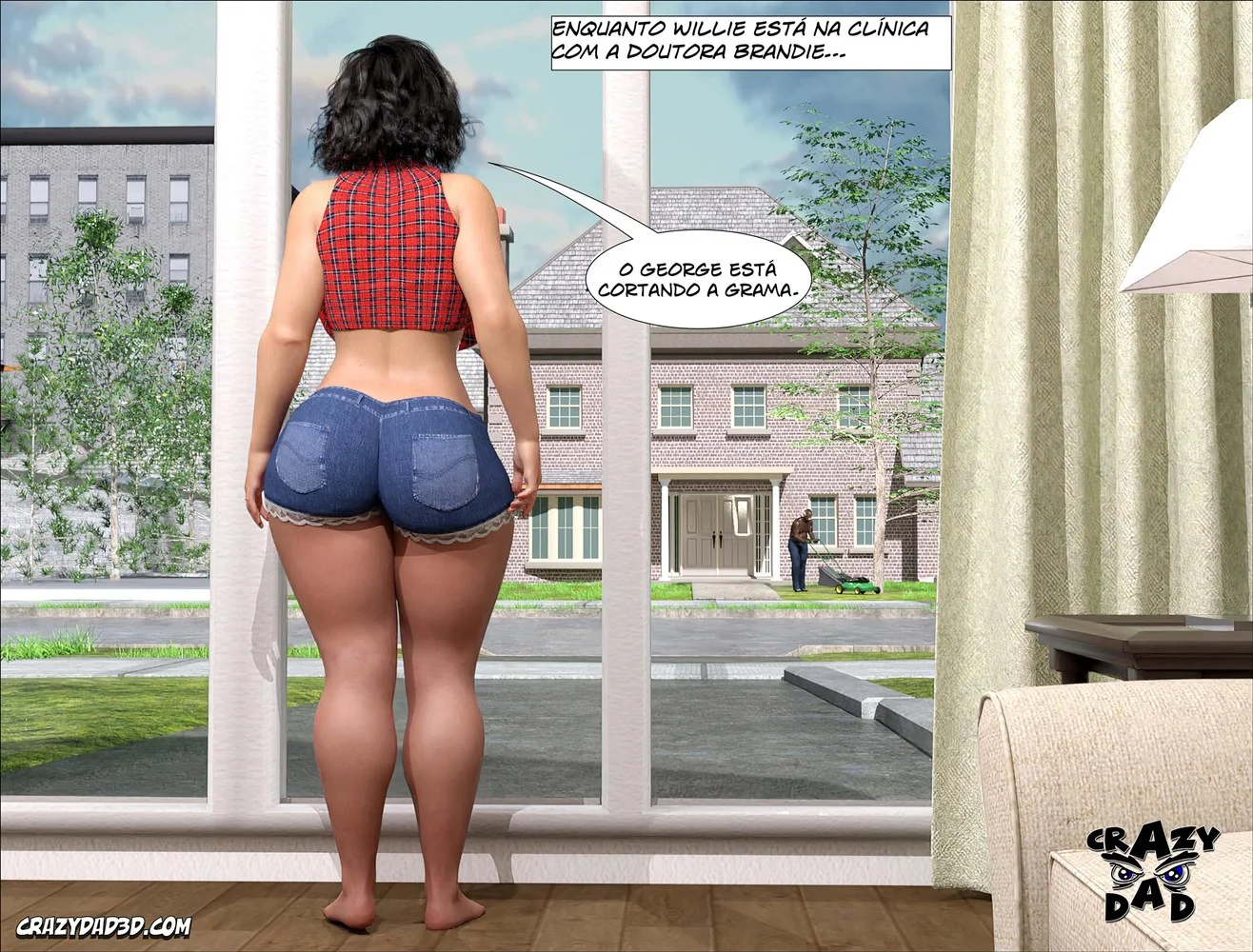 Rola Com a Mãe Gostosa - Quadrinhos Picantes em 3D Explícito