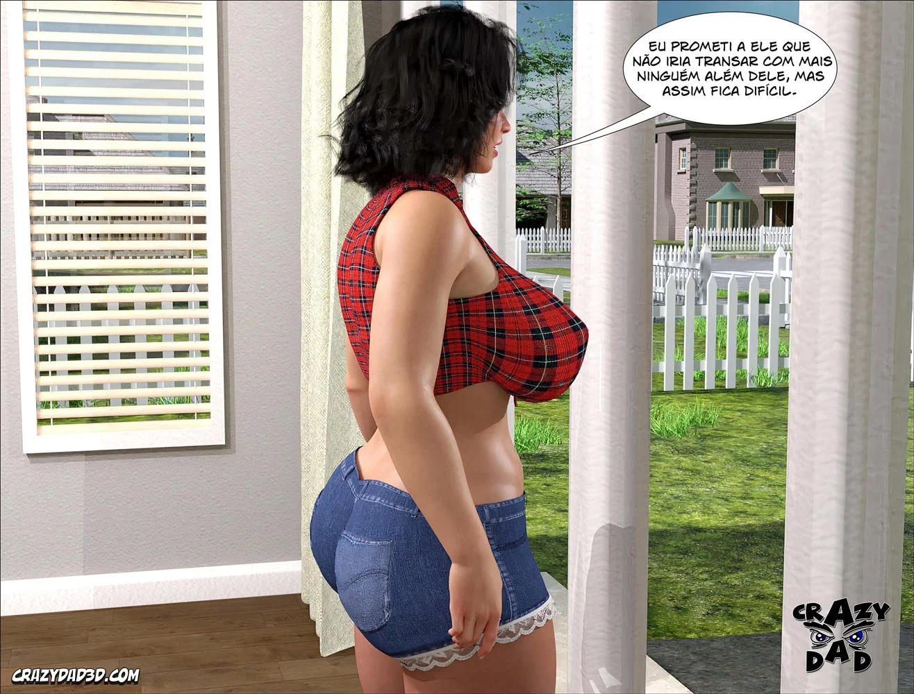 Rola Com a Mãe Gostosa - Quadrinhos Picantes em 3D Explícito