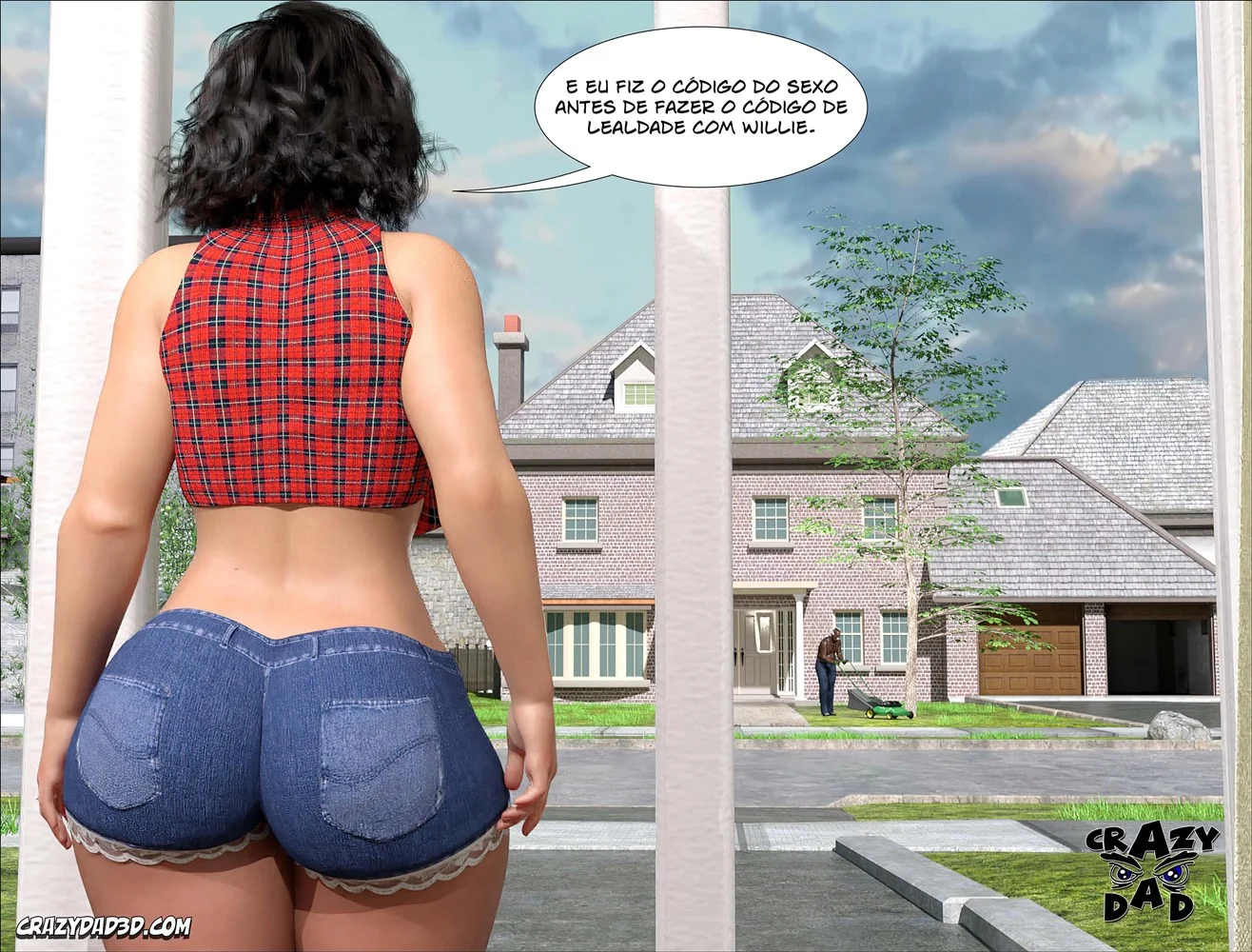 Rola Com a Mãe Gostosa - Quadrinhos Picantes em 3D Explícito