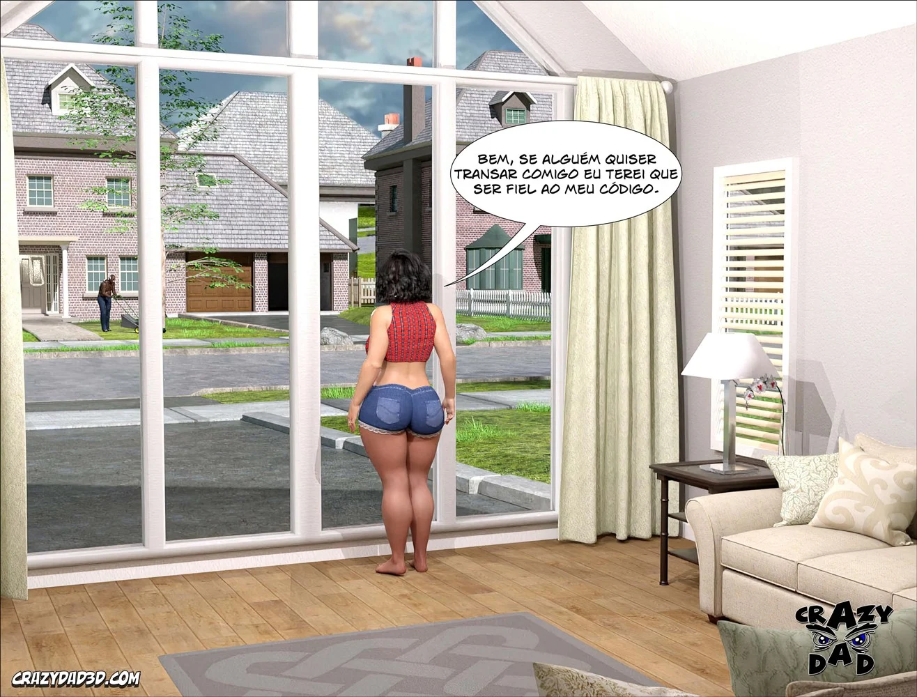 Rola Com a Mãe Gostosa - Quadrinhos Picantes em 3D Explícito