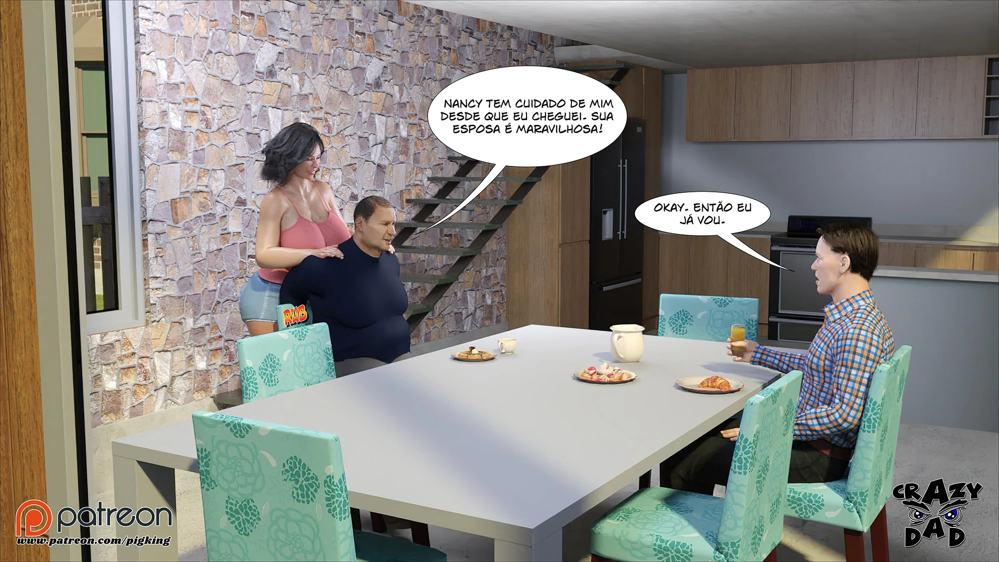 Mamãe me ajuda com muito prazer - HQ adulta explícita em 3D