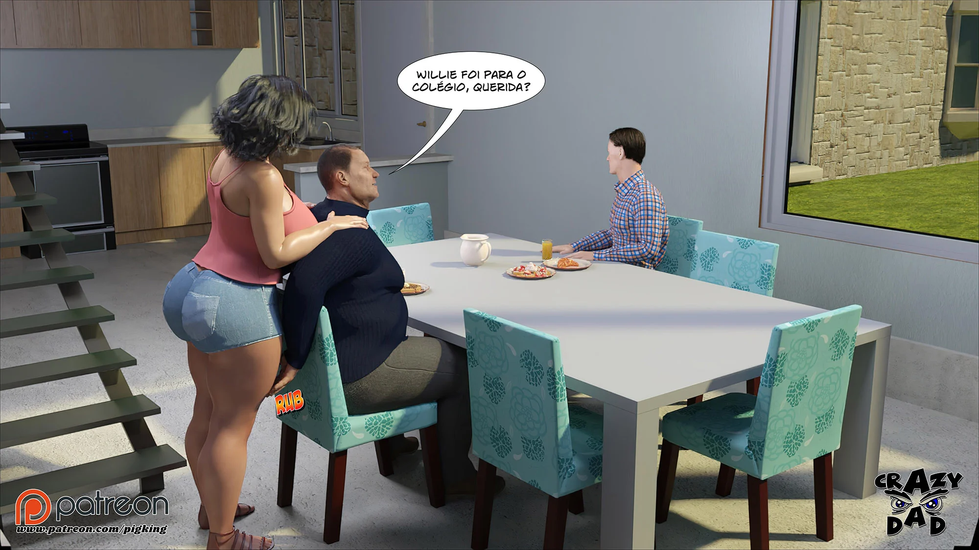 Mamãe me ajuda com muito prazer - HQ adulta explícita em 3D