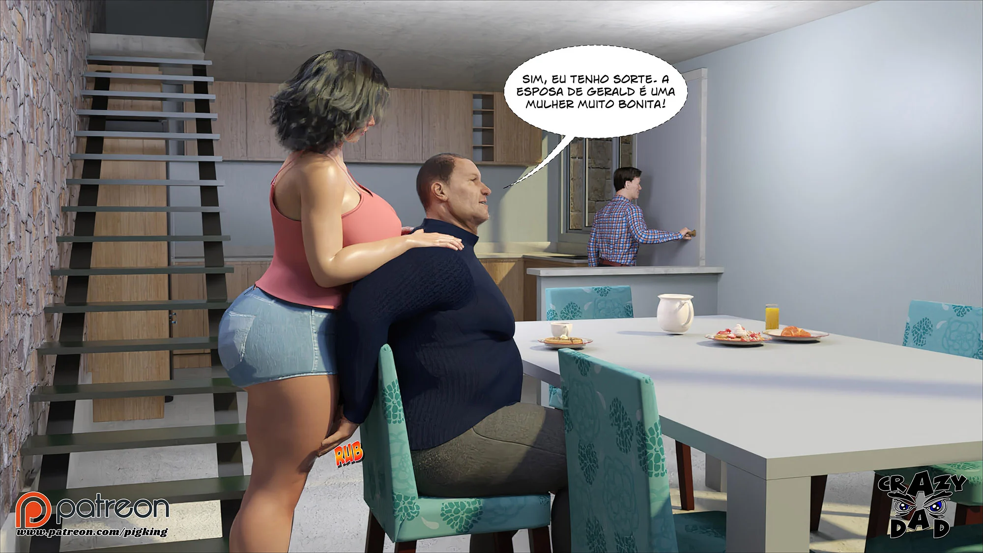 Mamãe me ajuda com muito prazer - HQ adulta explícita em 3D