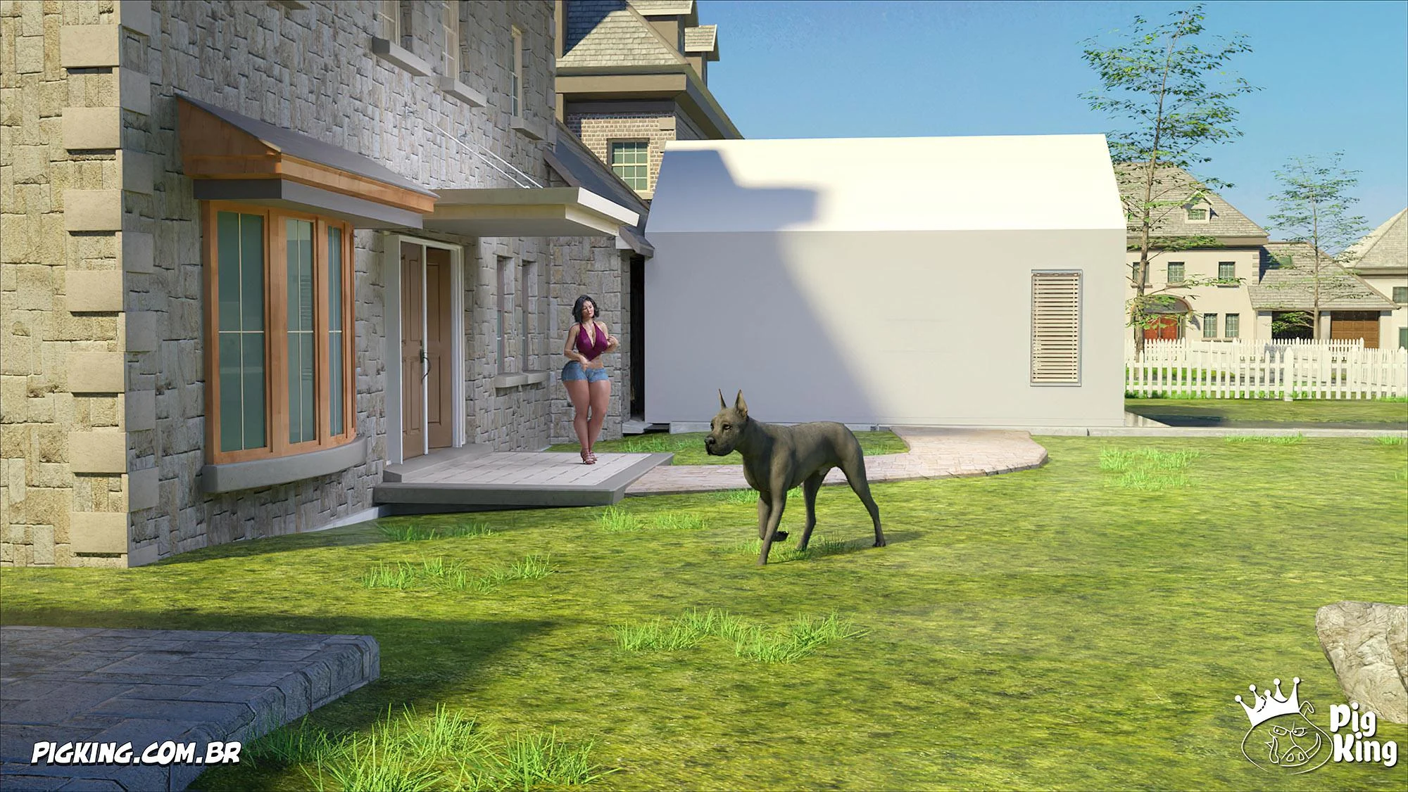 Mamãe me ajuda com tesão insaciável - HQ 3D picante e explícita