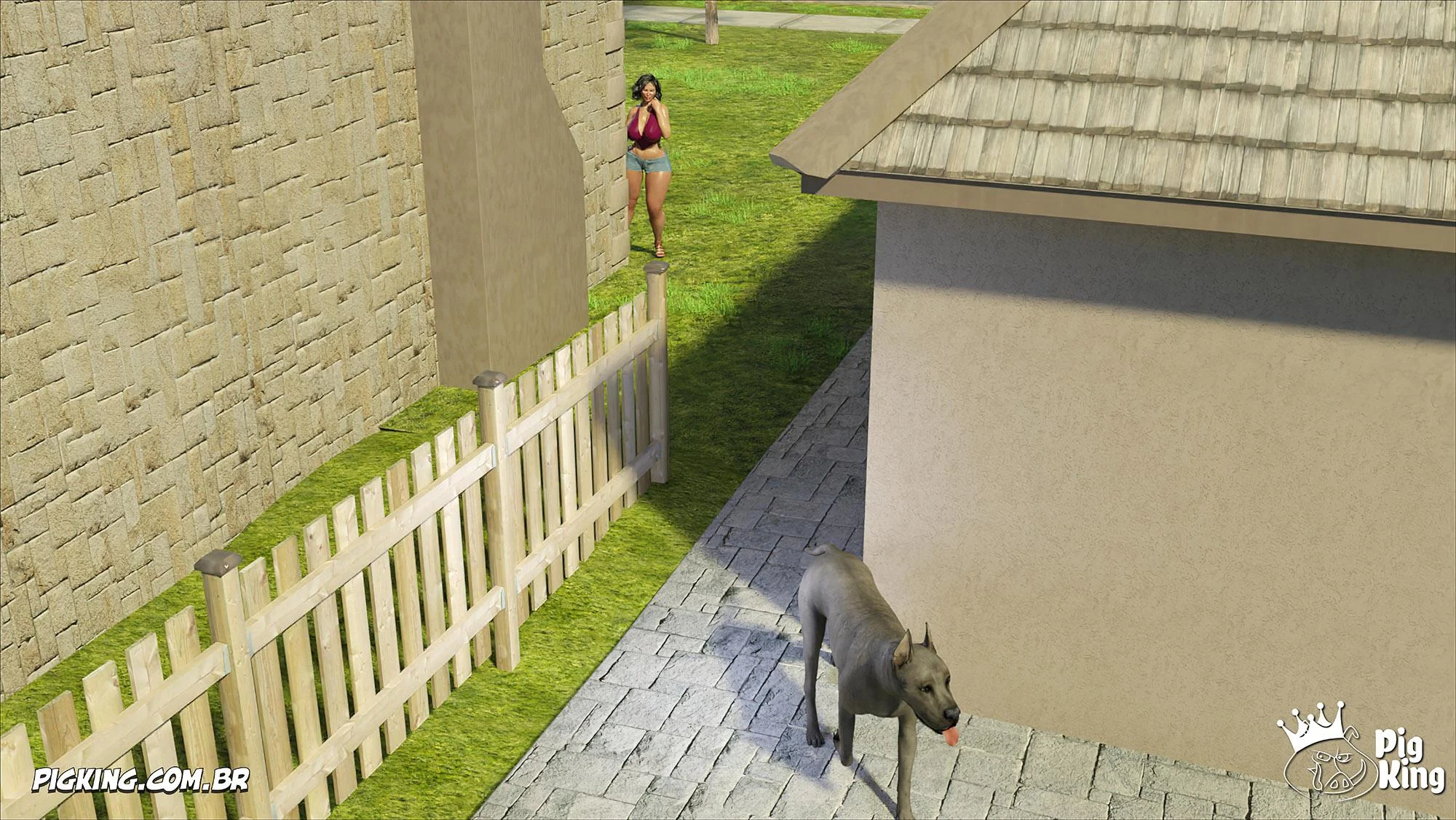 Mamãe me ajuda com tesão insaciável - HQ 3D picante e explícita