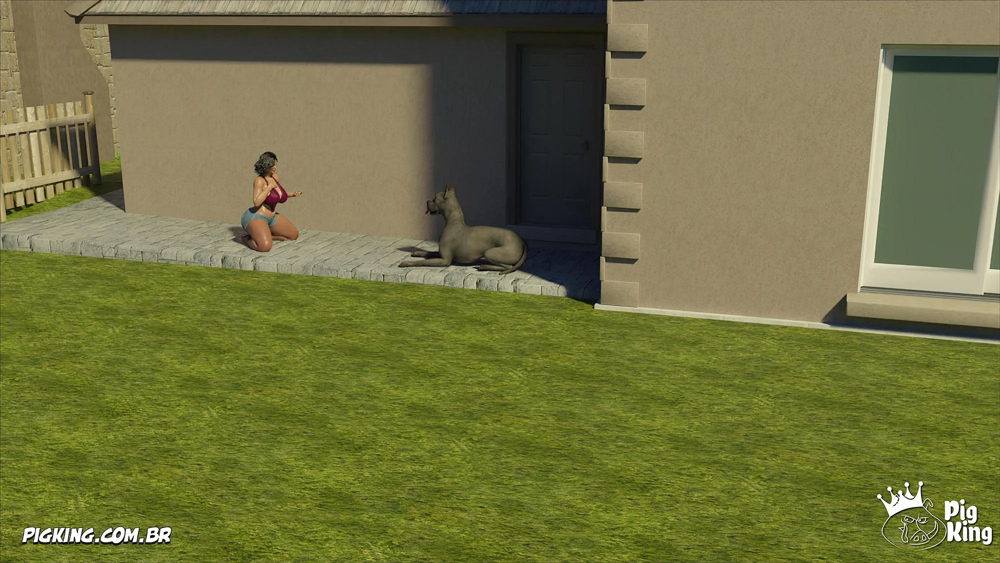 Mamãe me ajuda com tesão insaciável - HQ 3D picante e explícita