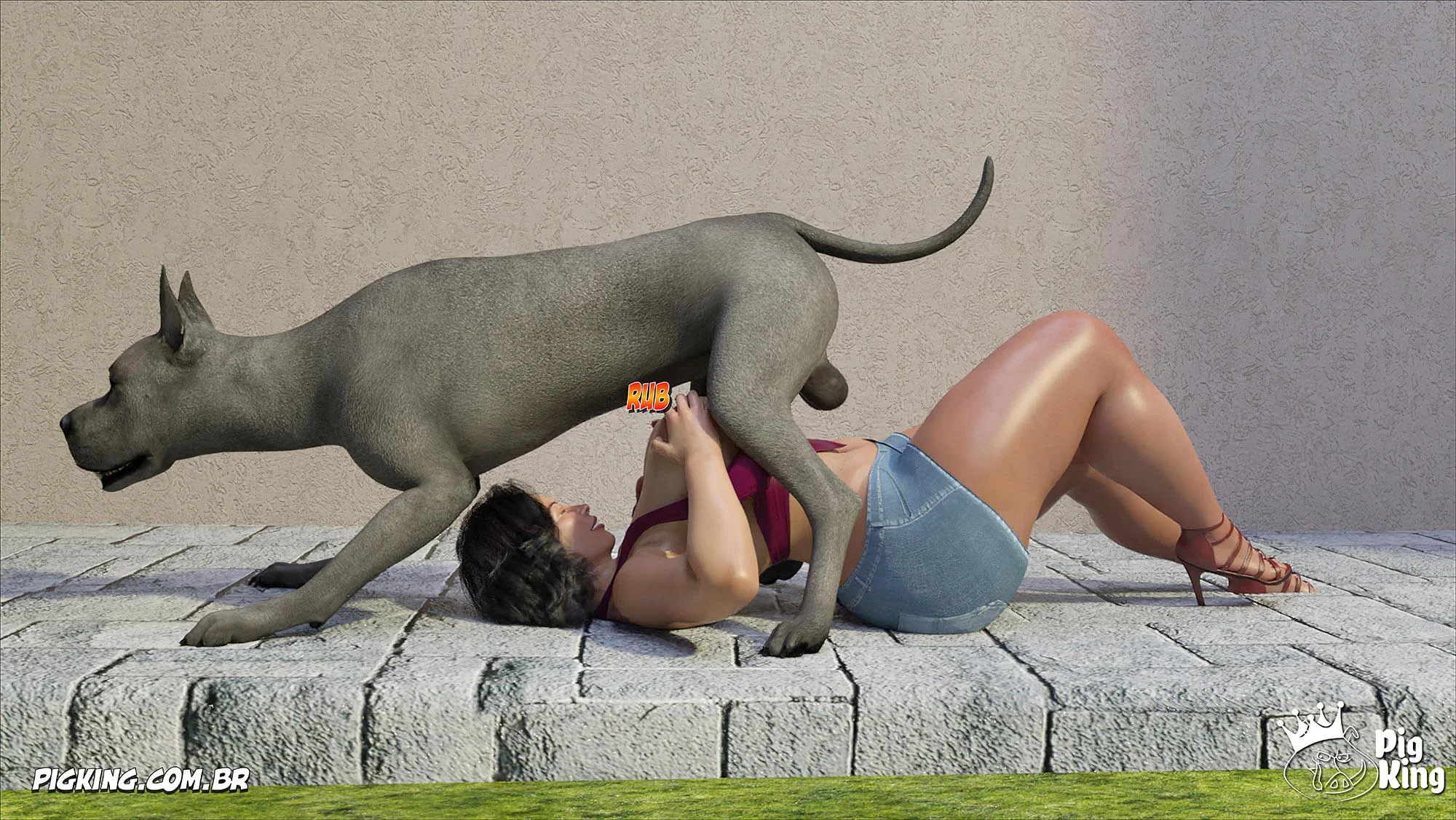 Mamãe me ajuda com tesão insaciável - HQ 3D picante e explícita