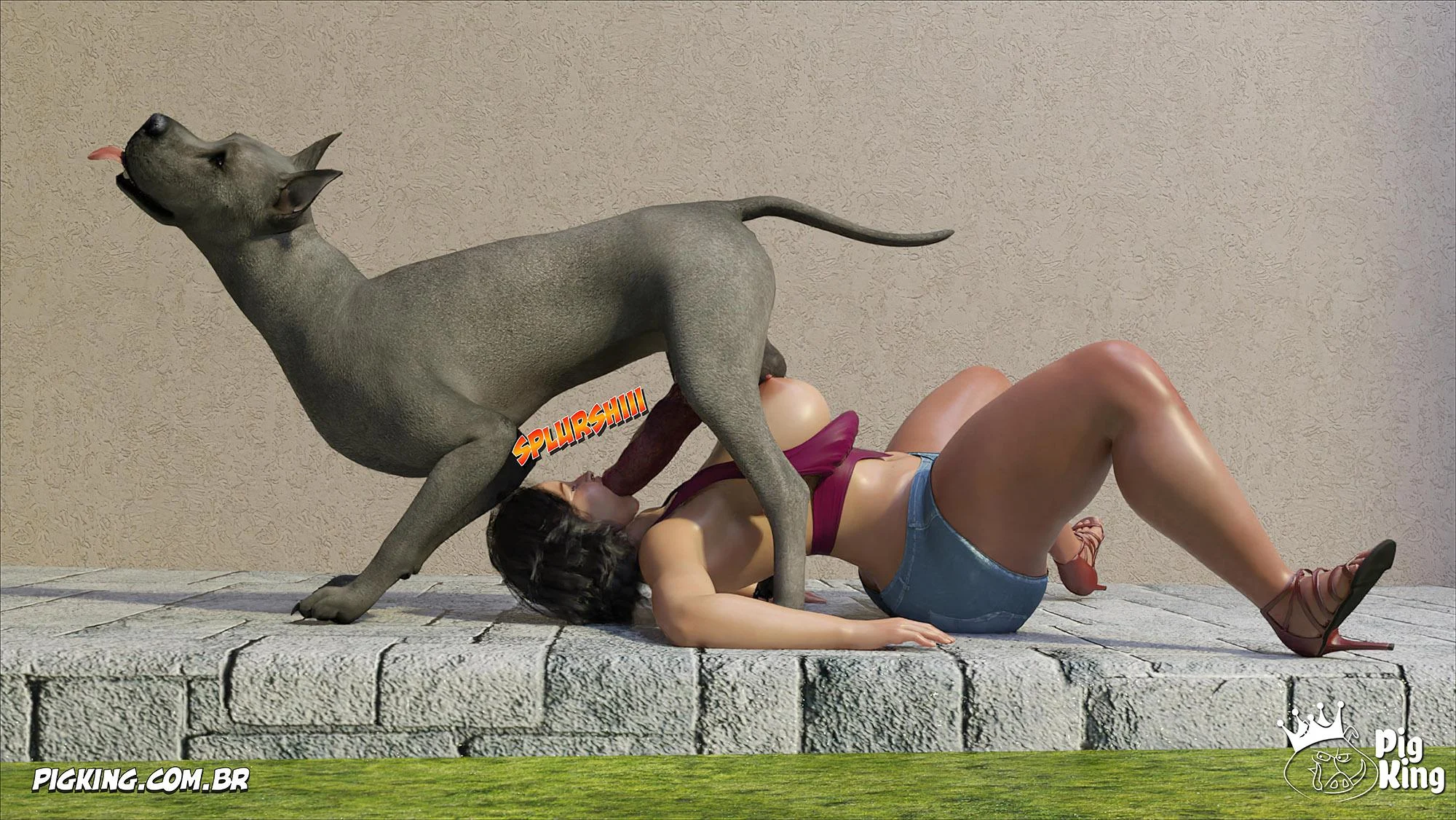 Mamãe me ajuda com tesão insaciável - HQ 3D picante e explícita