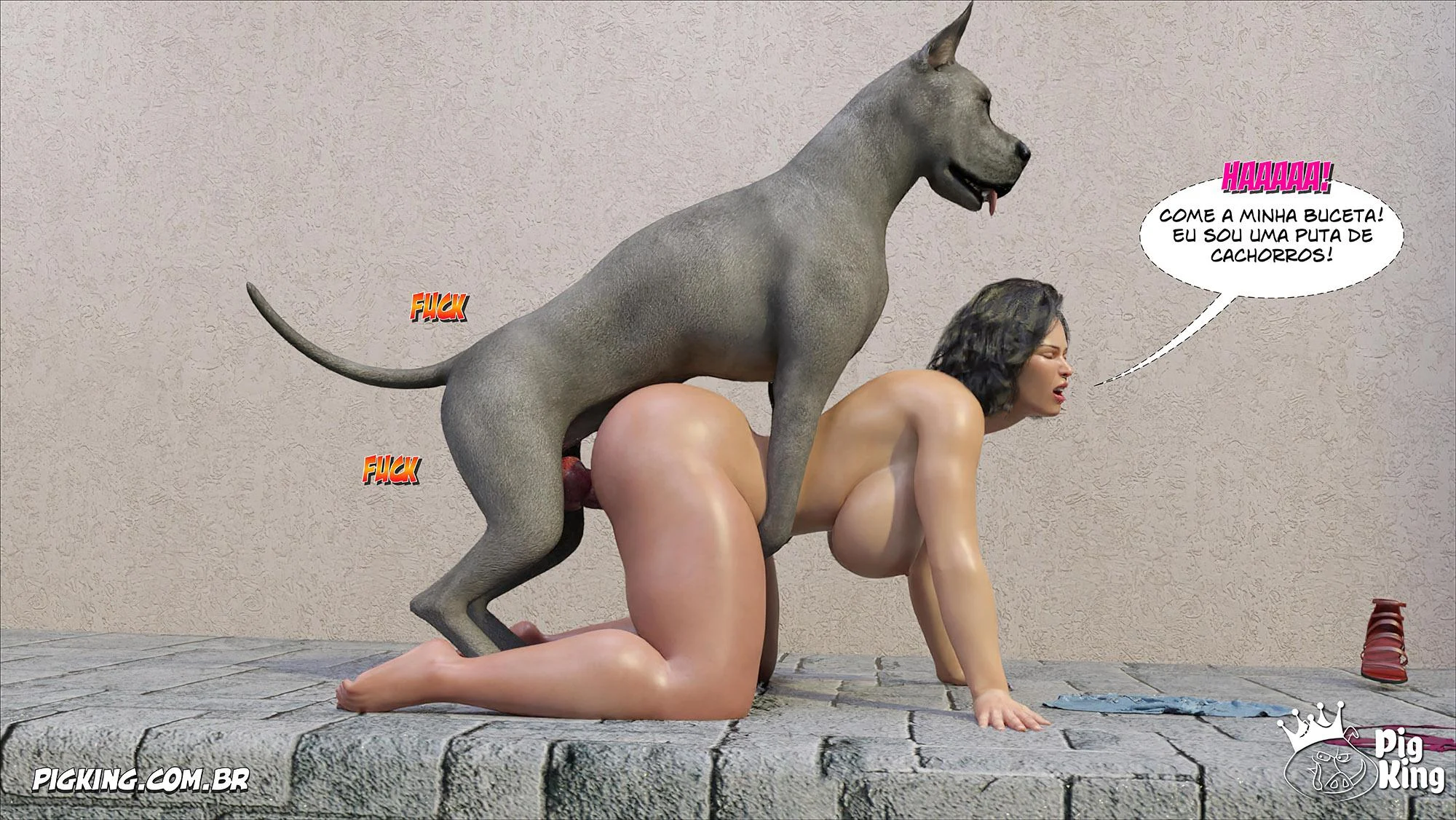 Mamãe me ajuda com tesão insaciável - HQ 3D picante e explícita