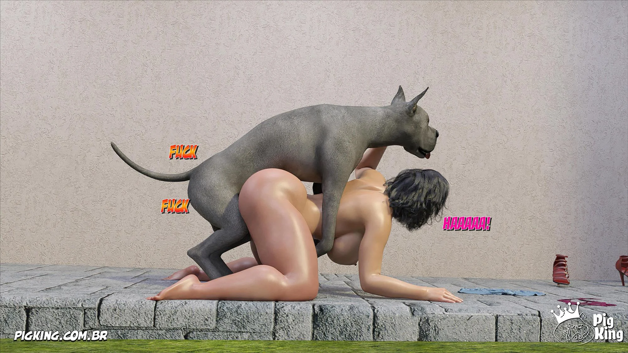 Quadrinhos Moms Help 57: Tesão 3D Explícito para Adultos