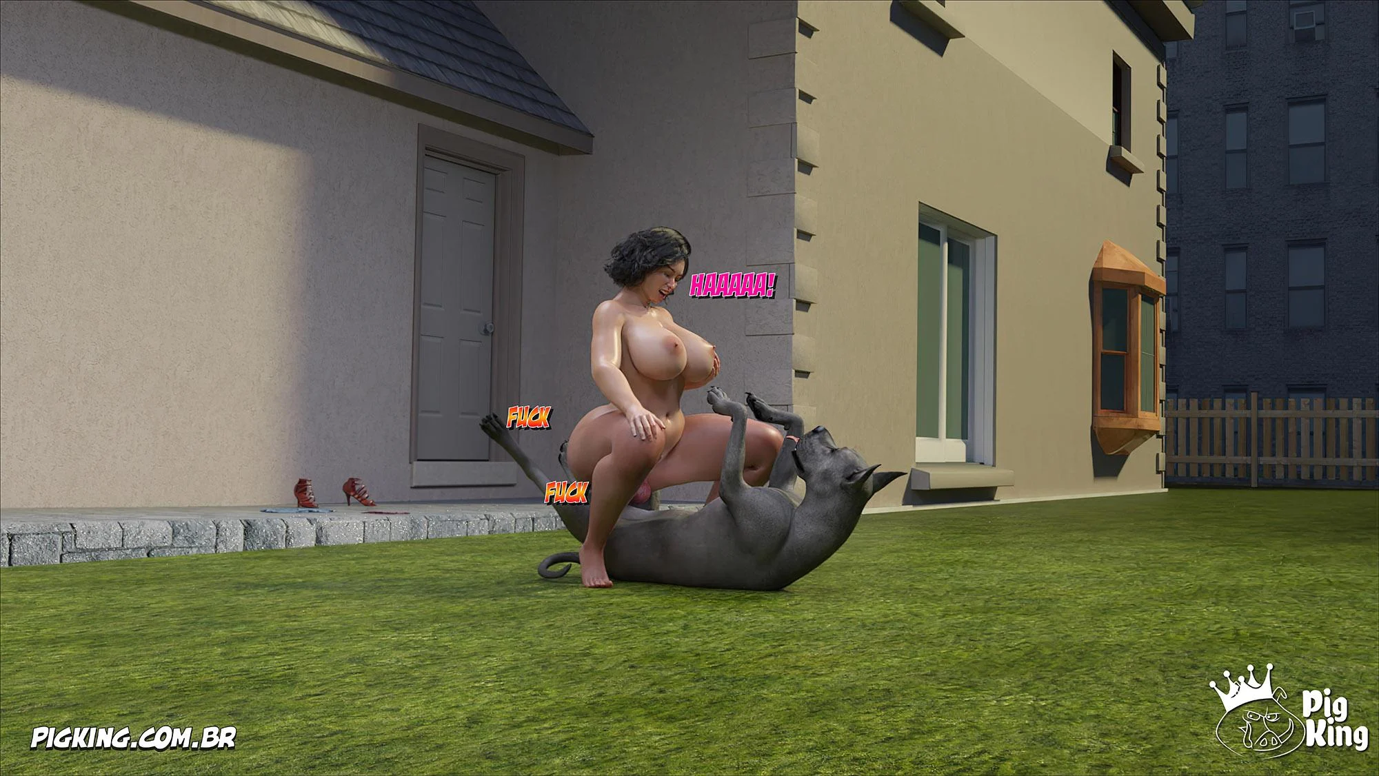 Quadrinhos Moms Help 57: Tesão 3D Explícito para Adultos