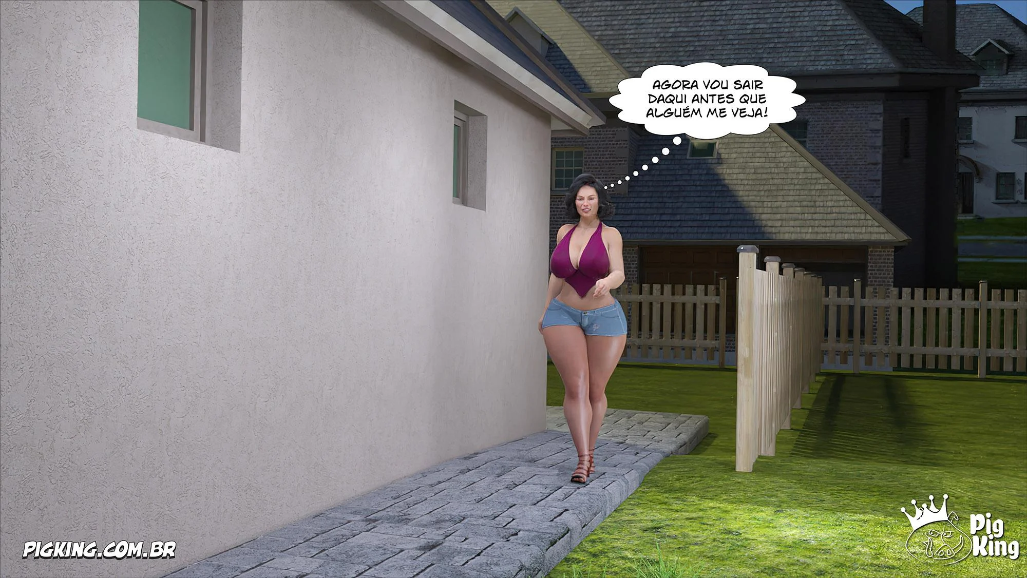 Quadrinhos Moms Help 57: Tesão 3D Explícito para Adultos