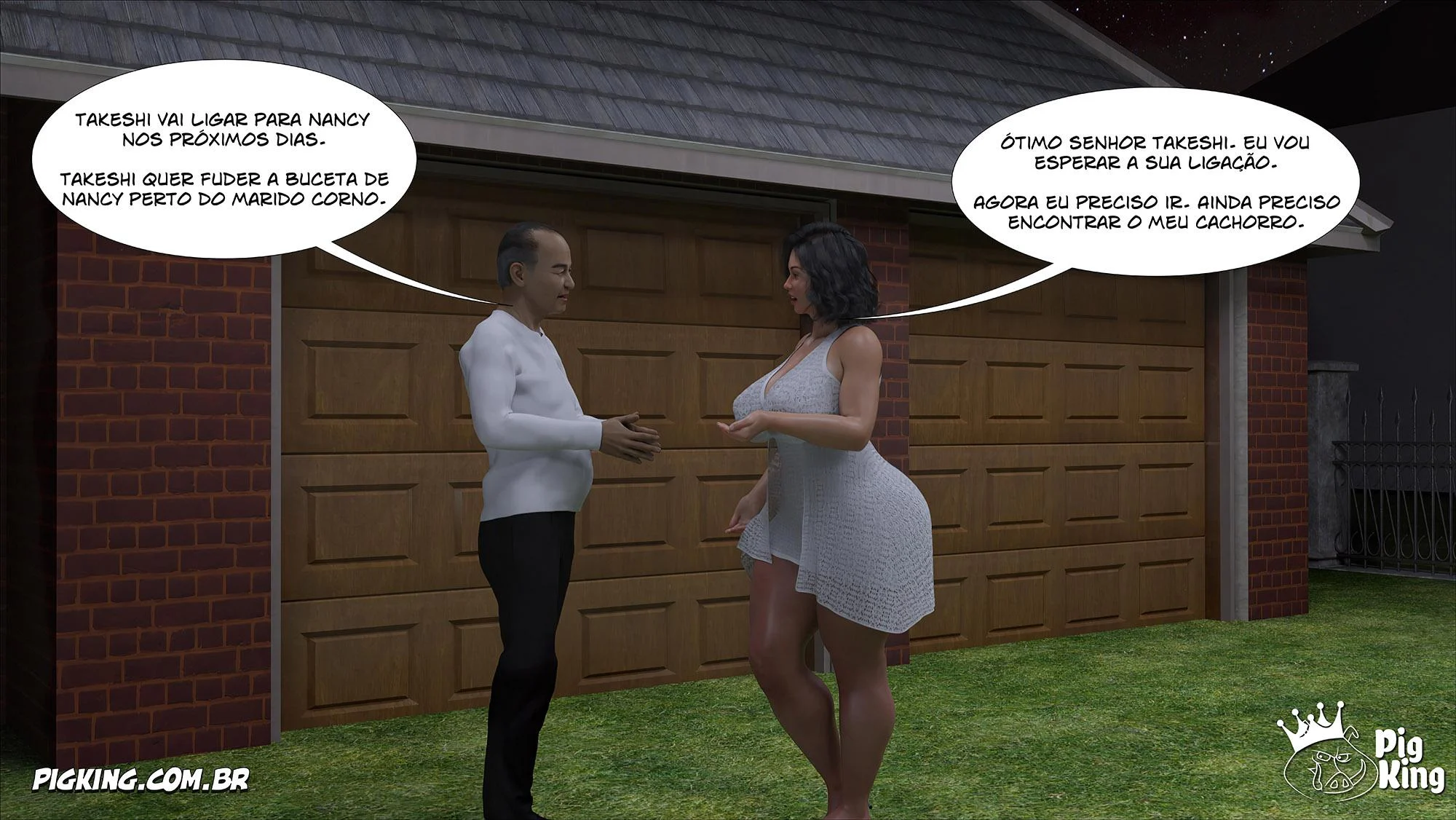 Sua própria mãe implorando por pica em HQ 3D explícita