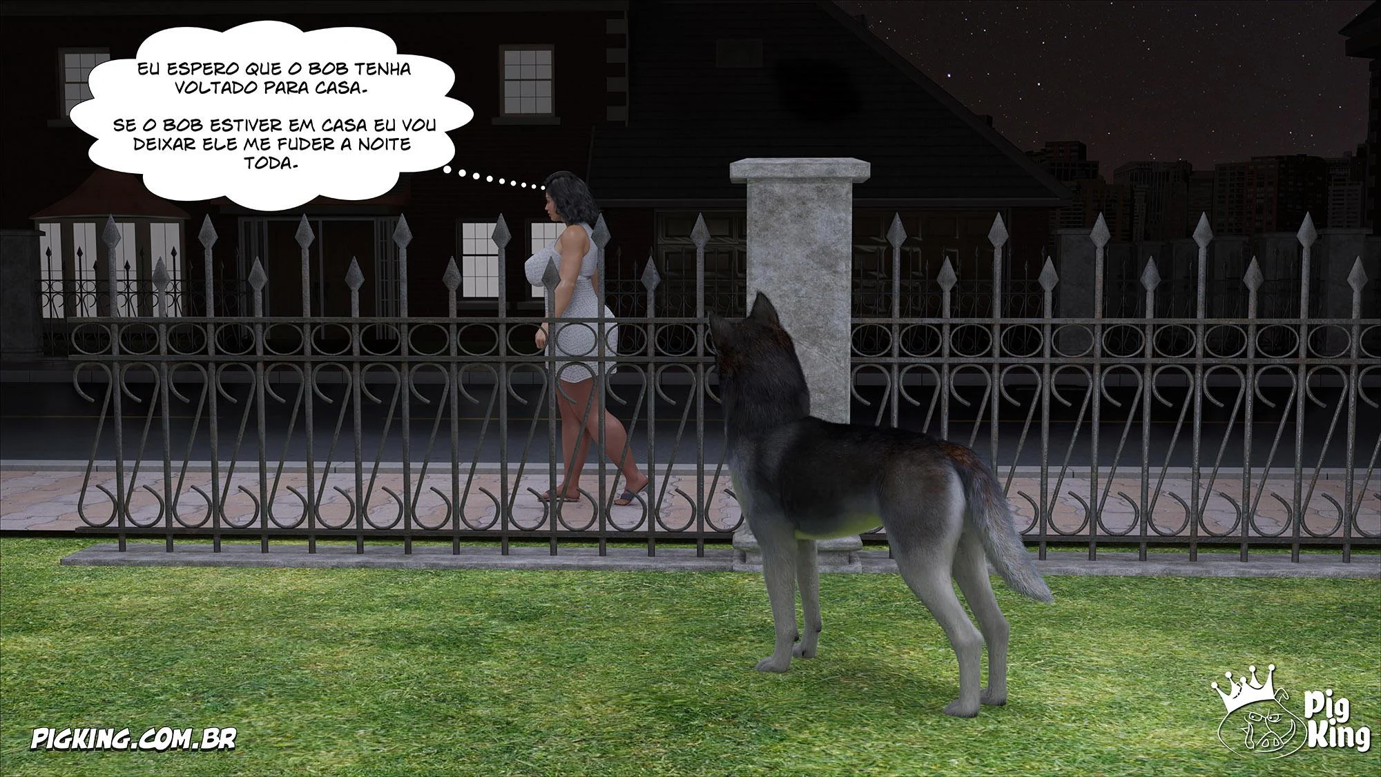 Sua própria mãe implorando por pica em HQ 3D explícita