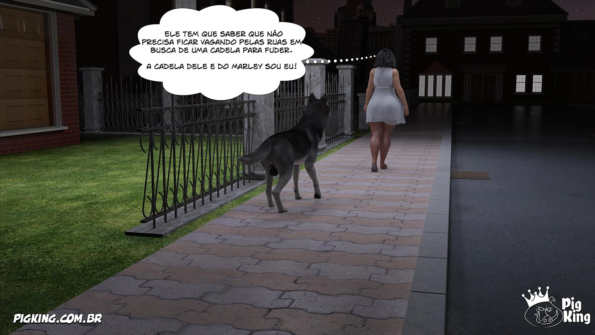 Sua própria mãe implorando por pica em HQ 3D explícita