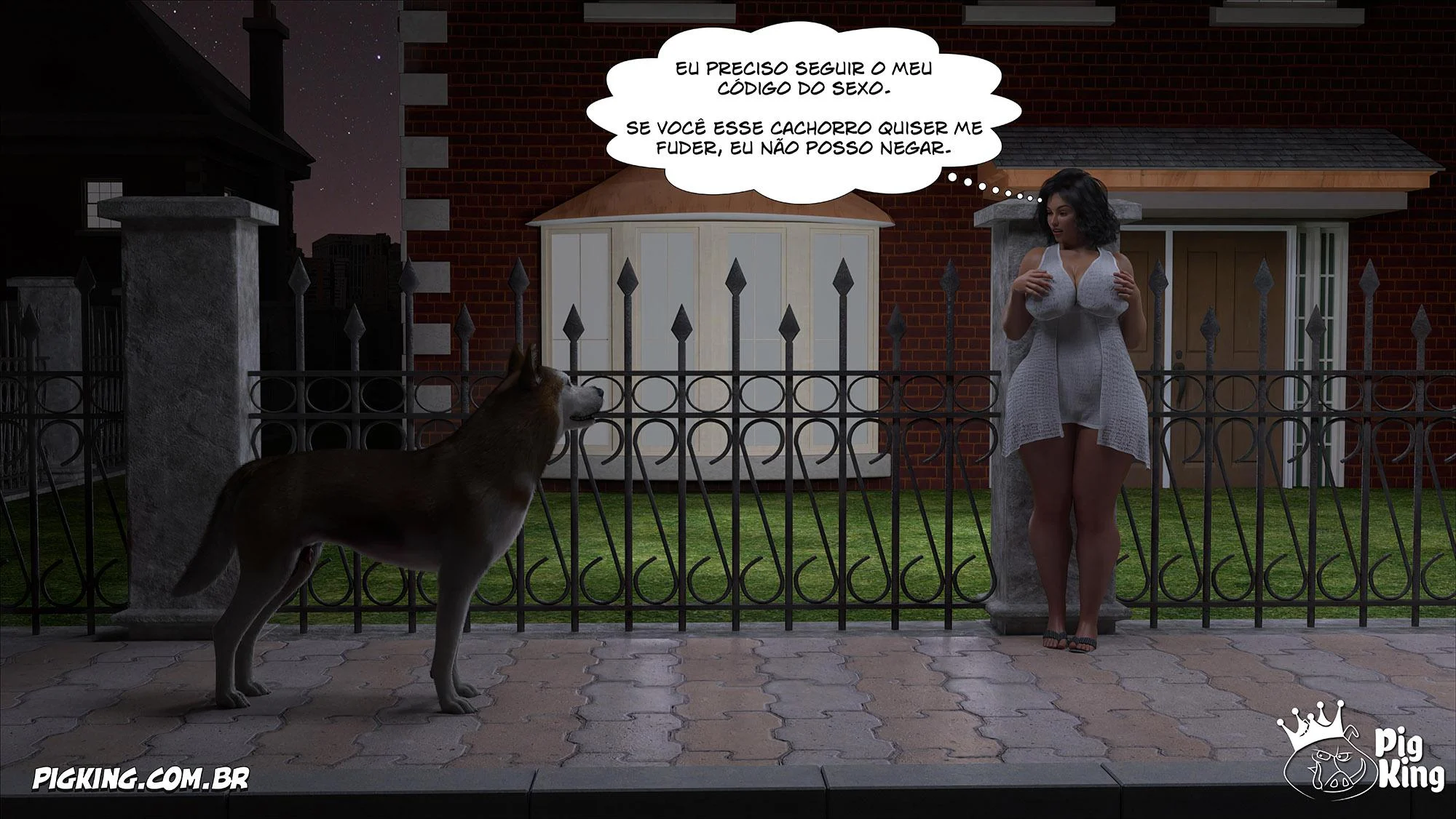 Sua própria mãe implorando por pica em HQ 3D explícita