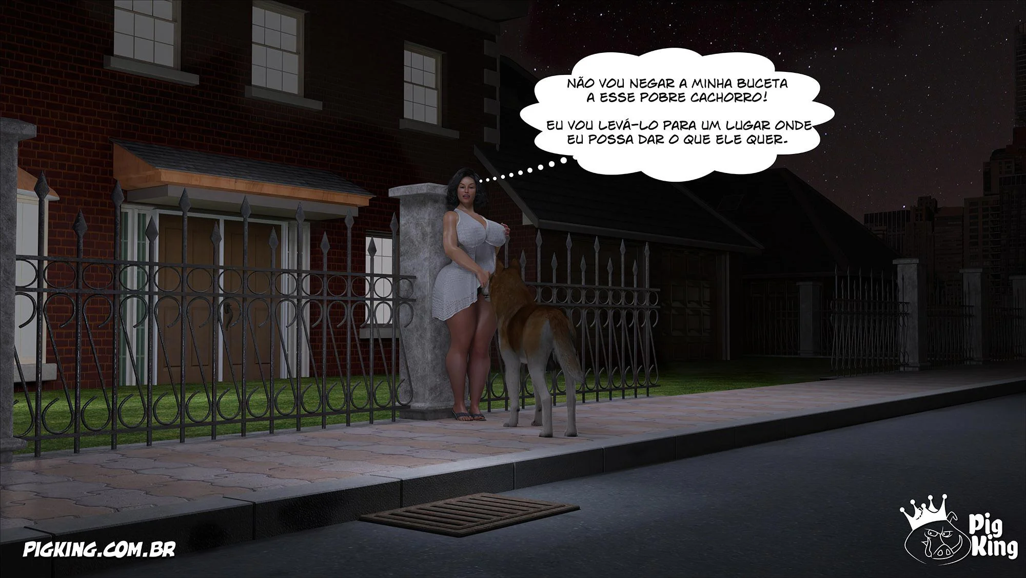 Sua própria mãe implorando por pica em HQ 3D explícita