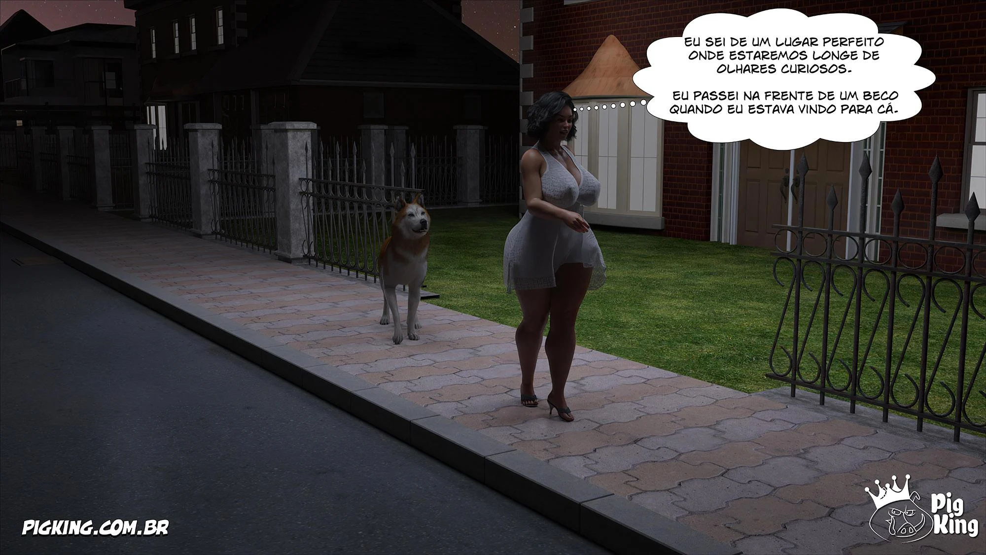 Sua própria mãe implorando por pica em HQ 3D explícita