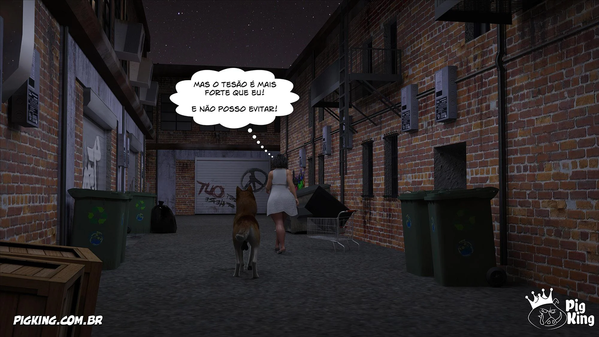 Sua própria mãe implorando por pica em HQ 3D explícita