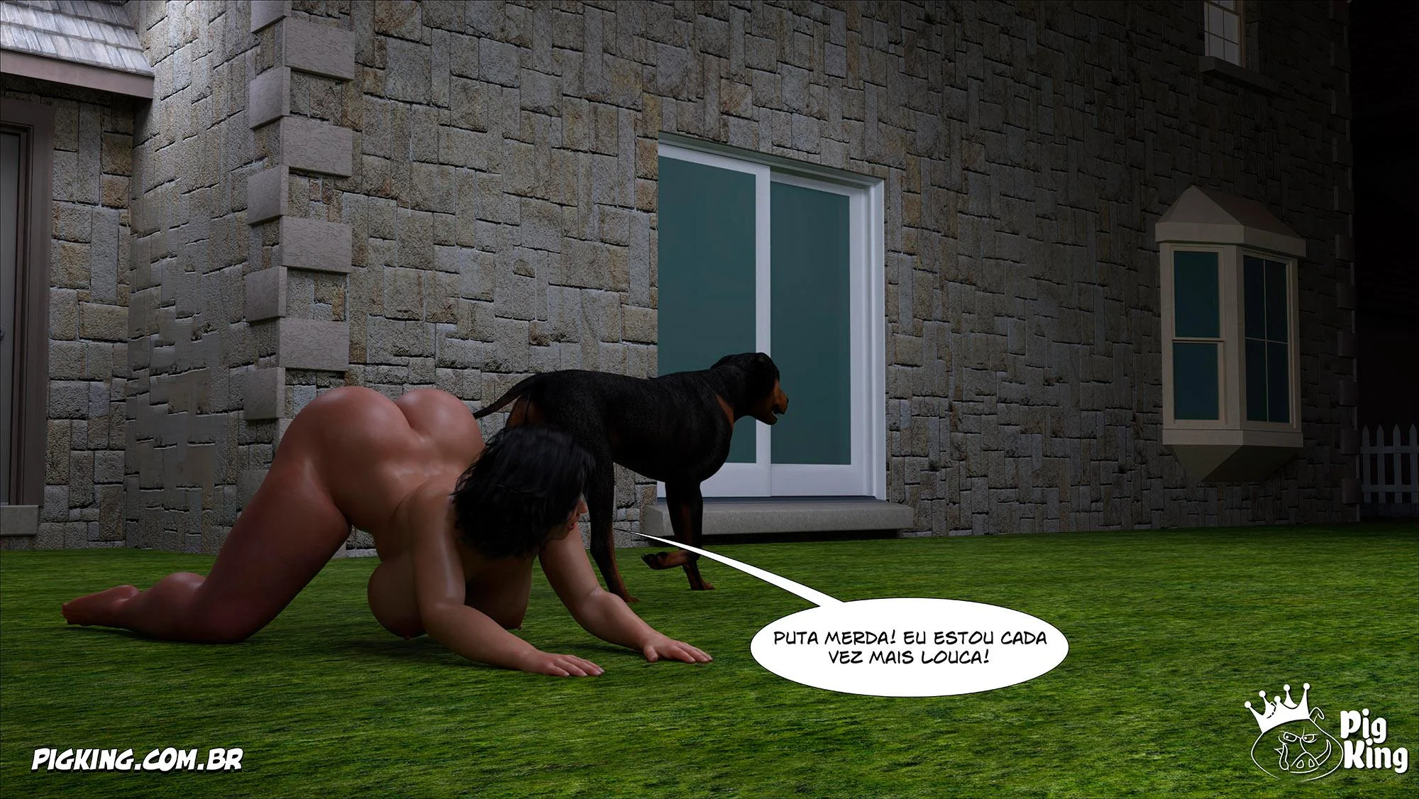 Mamãe Safada em HQ 3D: Ajuda Profunda na Sala