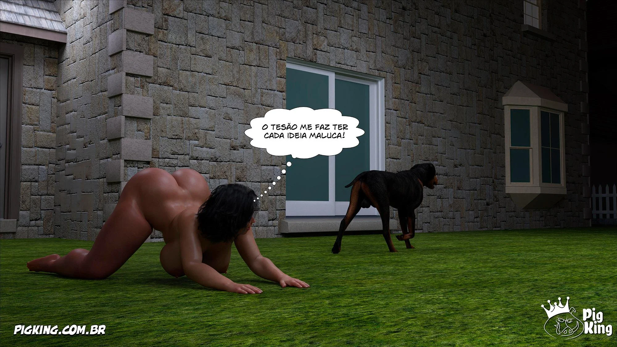 Mamãe Safada em HQ 3D: Ajuda Profunda na Sala