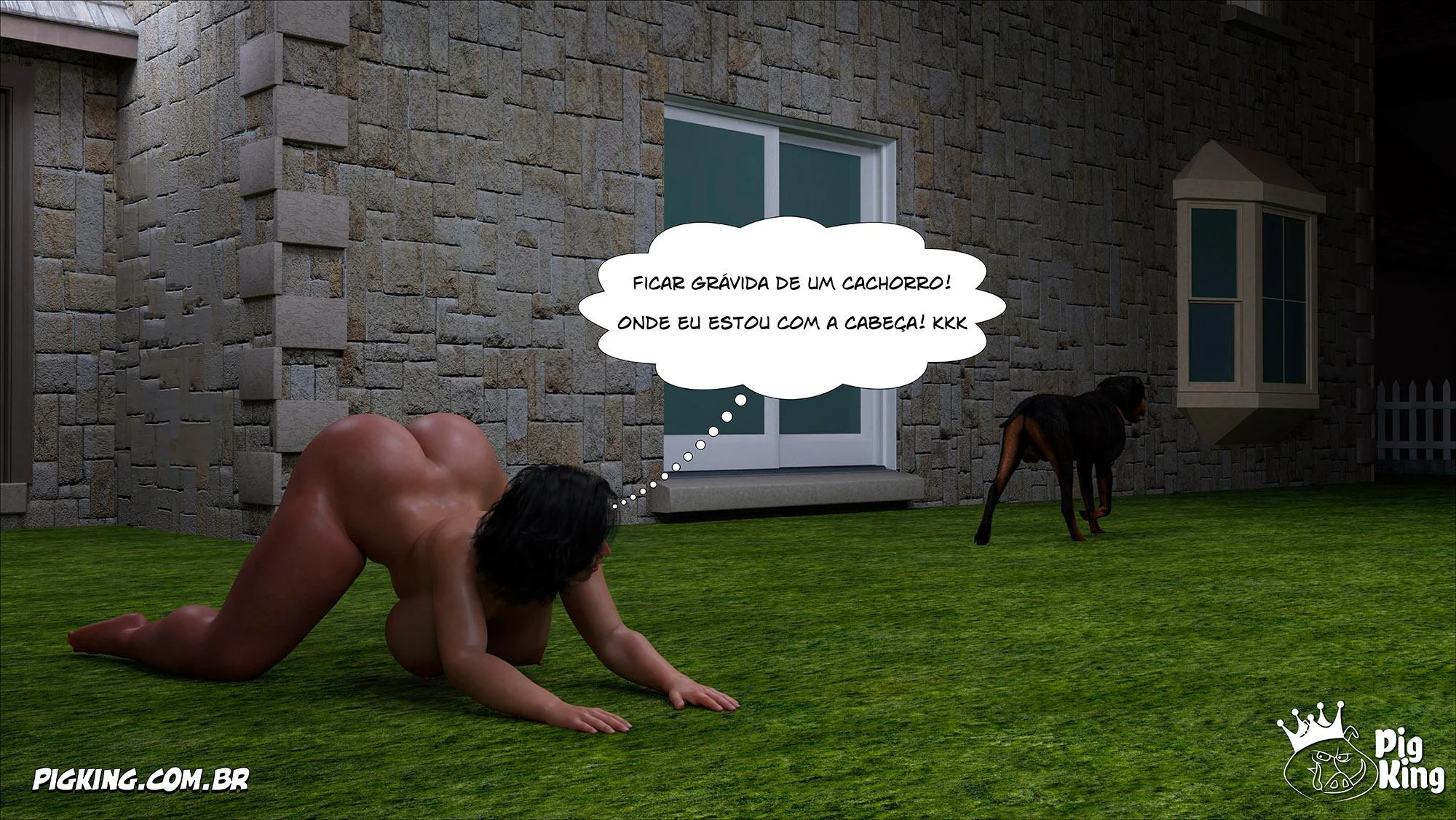 Mamãe Safada em HQ 3D: Ajuda Profunda na Sala