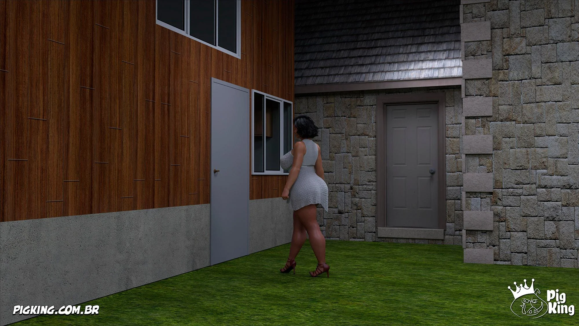 Mamãe Safada em HQ 3D: Ajuda Profunda na Sala