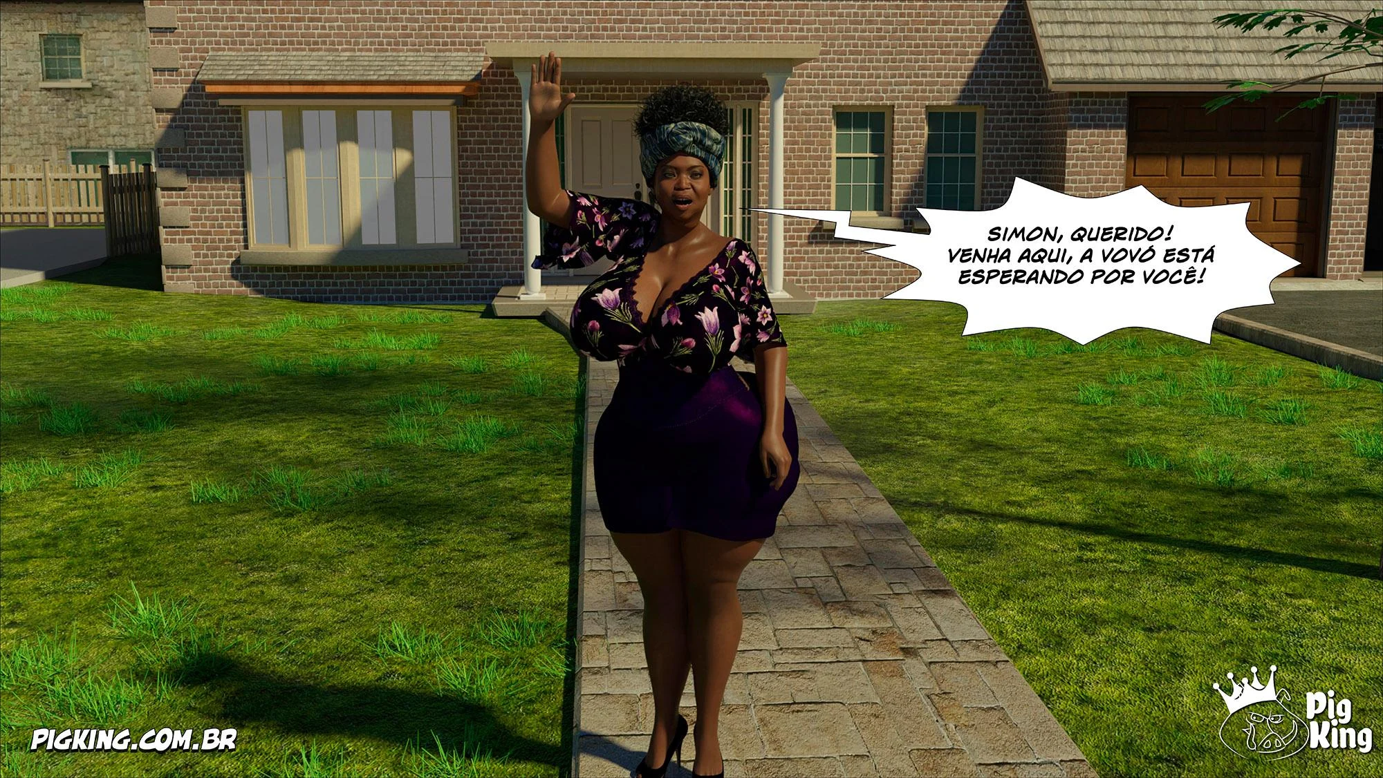 Ajuda Safada da Mamãe 73: Sexo Explícito em HQ 3D