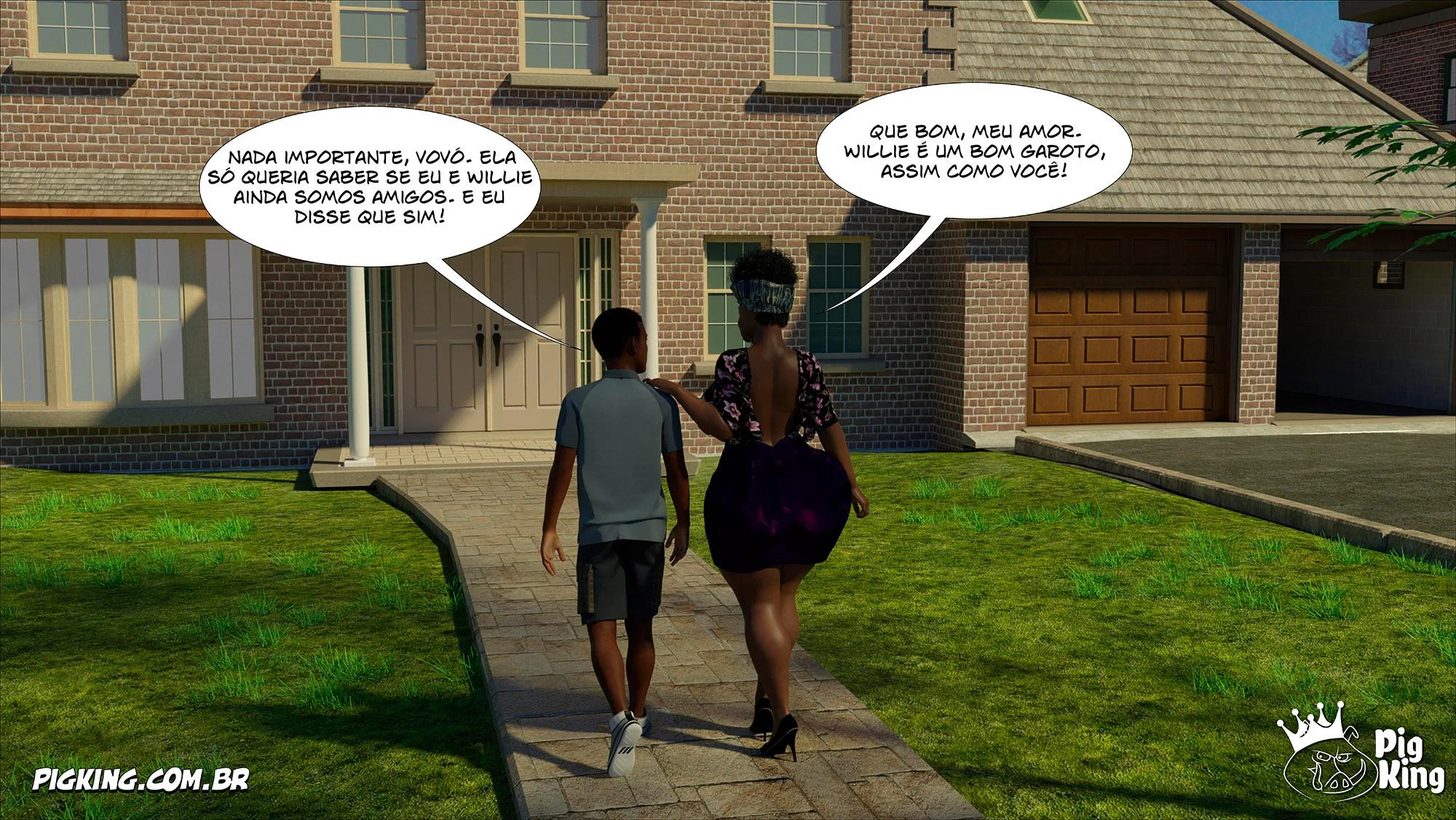 Ajuda Safada da Mamãe 73: Sexo Explícito em HQ 3D