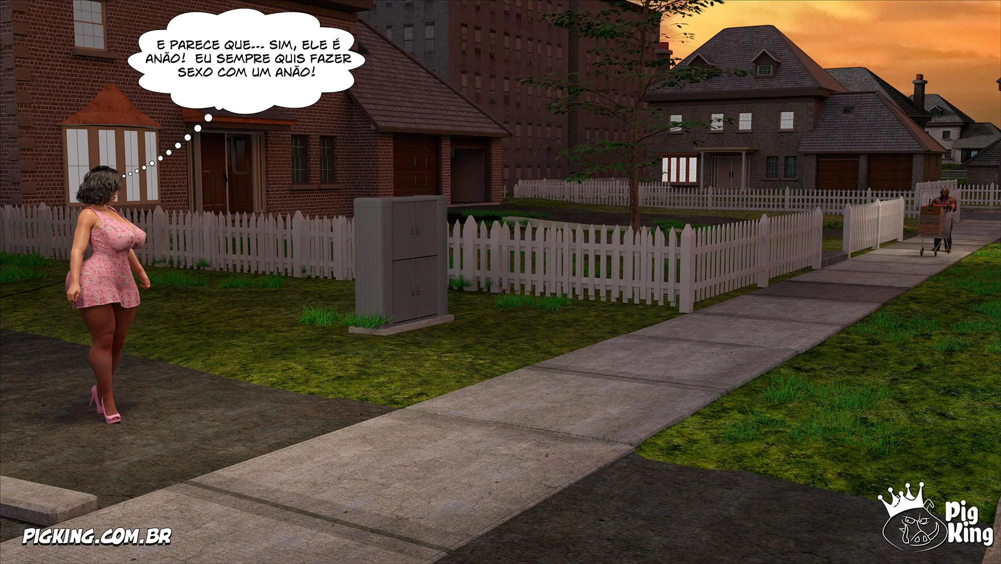 Mãe Cobiçosa: Sexo Explícito em 3D nos Quadrinhos Eróticos