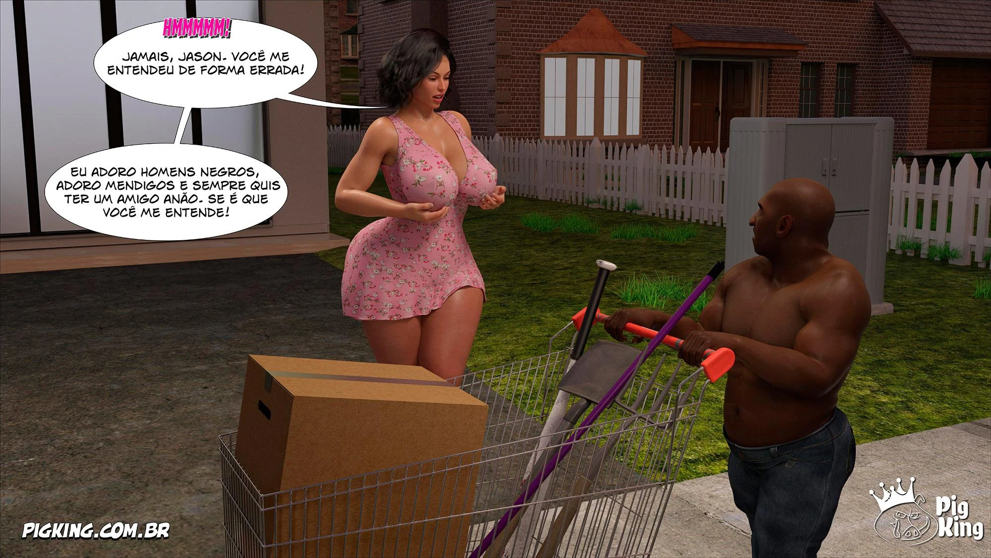 Mãe Cobiçosa: Sexo Explícito em 3D nos Quadrinhos Eróticos