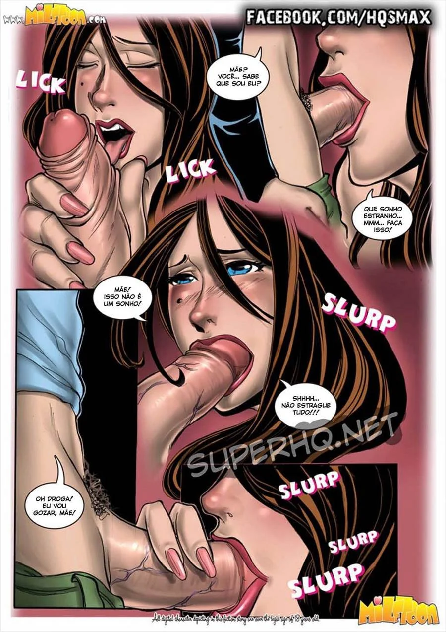Seducência Materna: Sonhos Eróticos em HQ com Mães Sensuais e Cenas Quentes