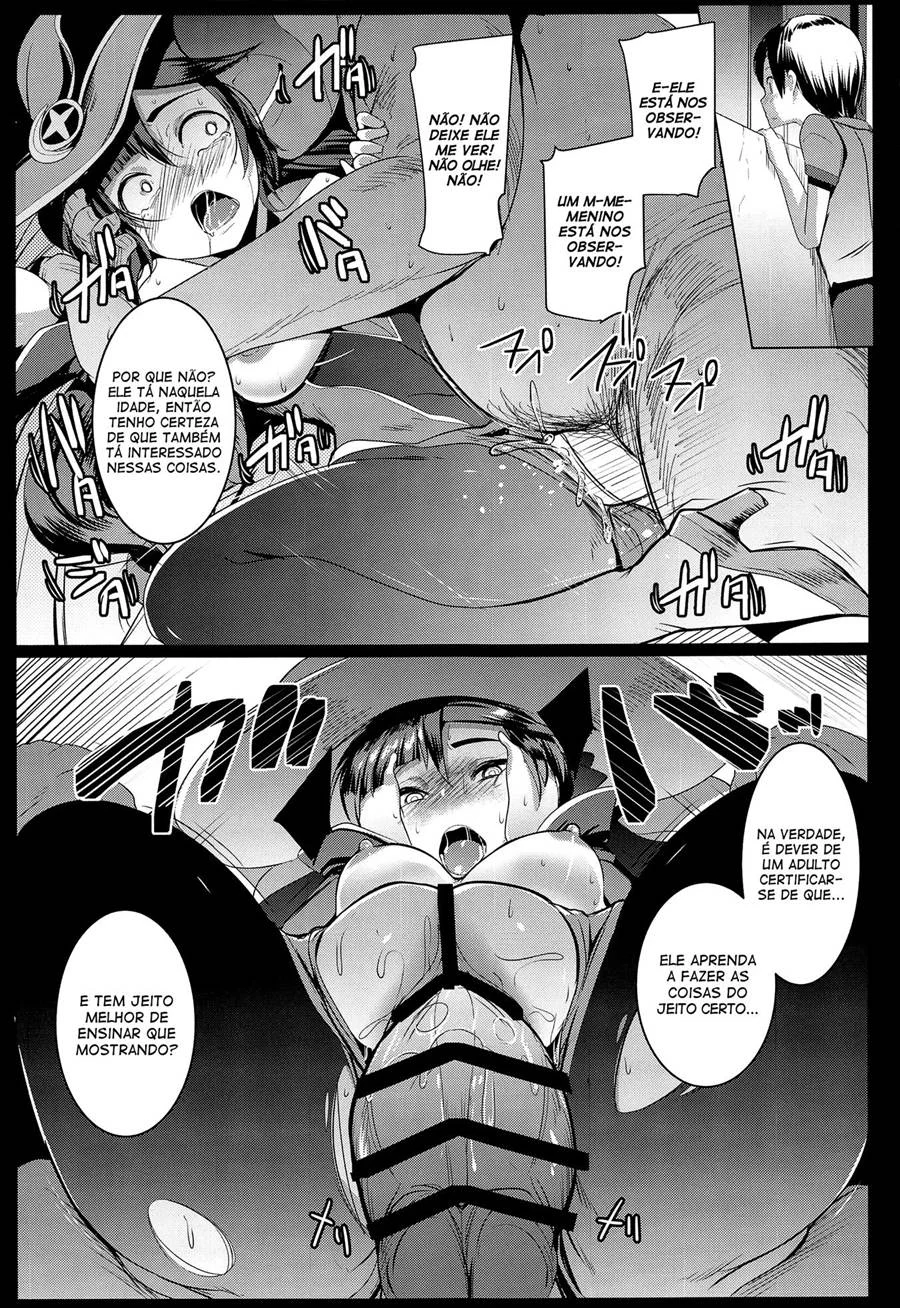 Peitos Gigantes da Gostosa no Saco: Hentai Brasileiro Explícito Explodindo de Tesão