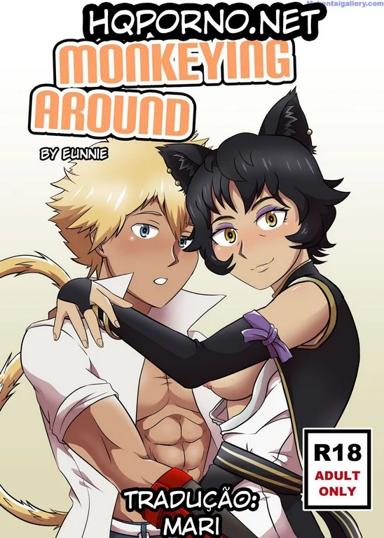 O Macaco Tarado Que Fode na Selva: Quadrinhos Explícitos de Sexo