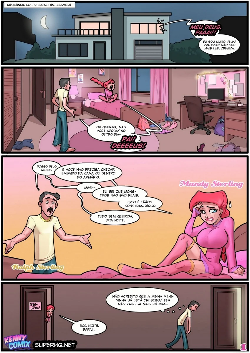 Monstro no Armário: Uma Foda Interracial Explícita em Quadrinhos Eróticos