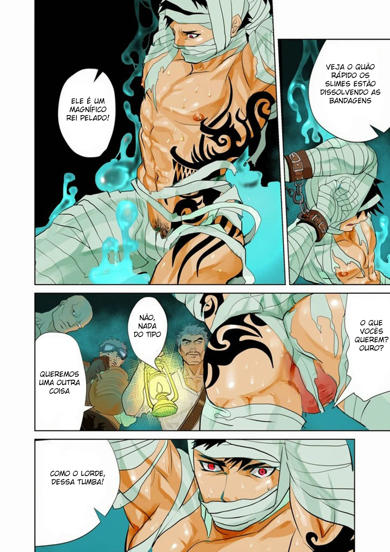 Tormentos Carnais - Yaoi Explícito de Monstros e Humanos nos Quadrinhos