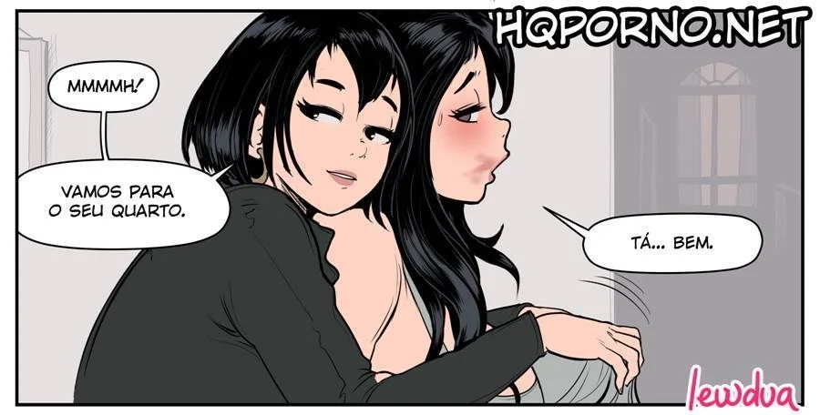 Futanari Imoral em Casa: Cenas Explícitas de Morgan e Audrey nos Quadrinhos